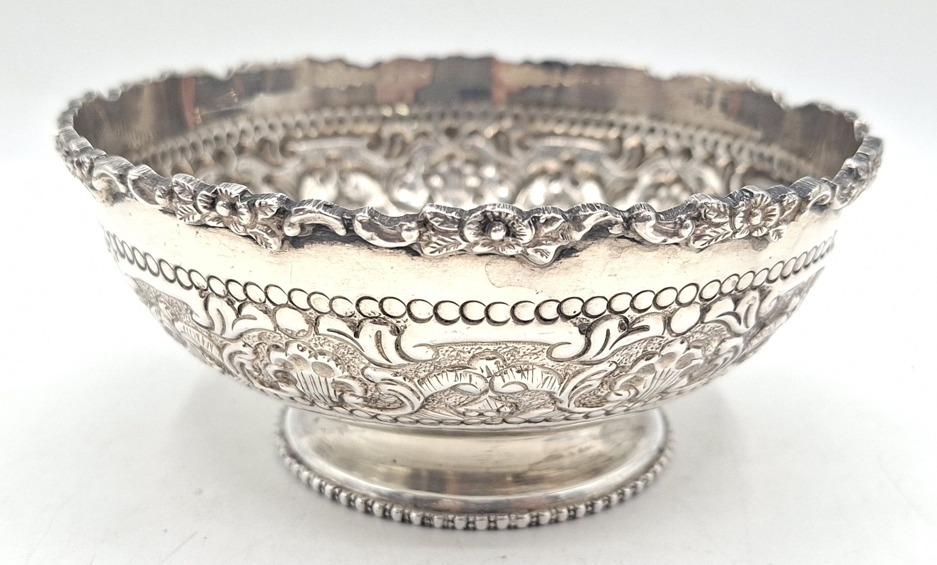900 Silver Offering Bowl