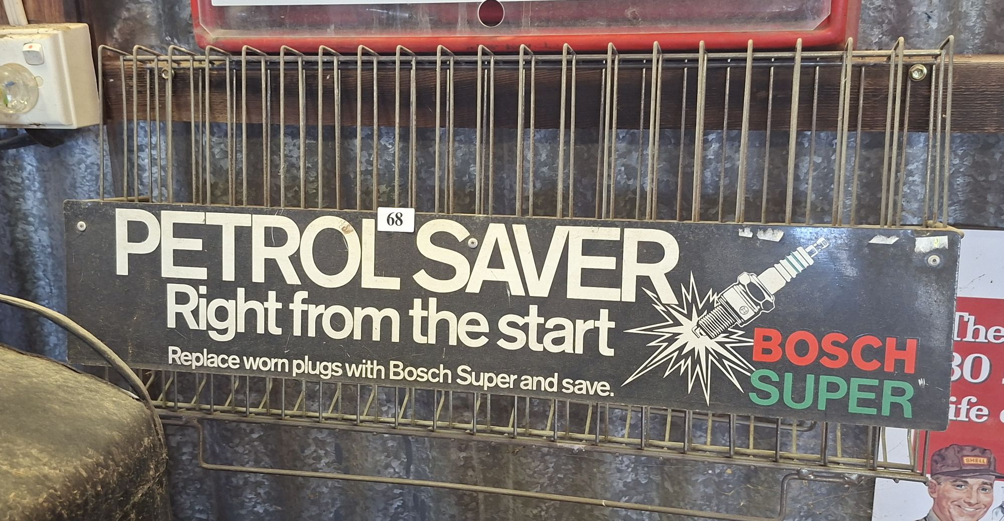 Bosch Spark Plug Shop Rack