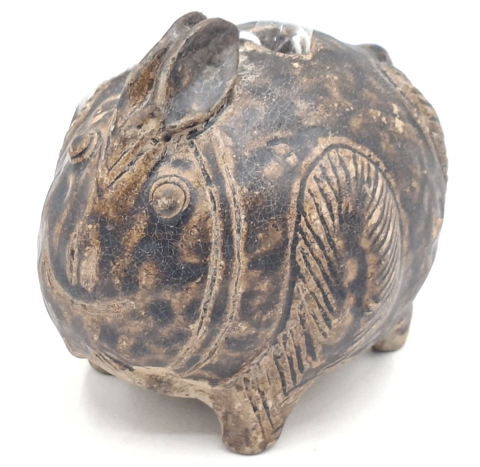 99 · CAMBODIAN KHMER GLAZED LIME POT