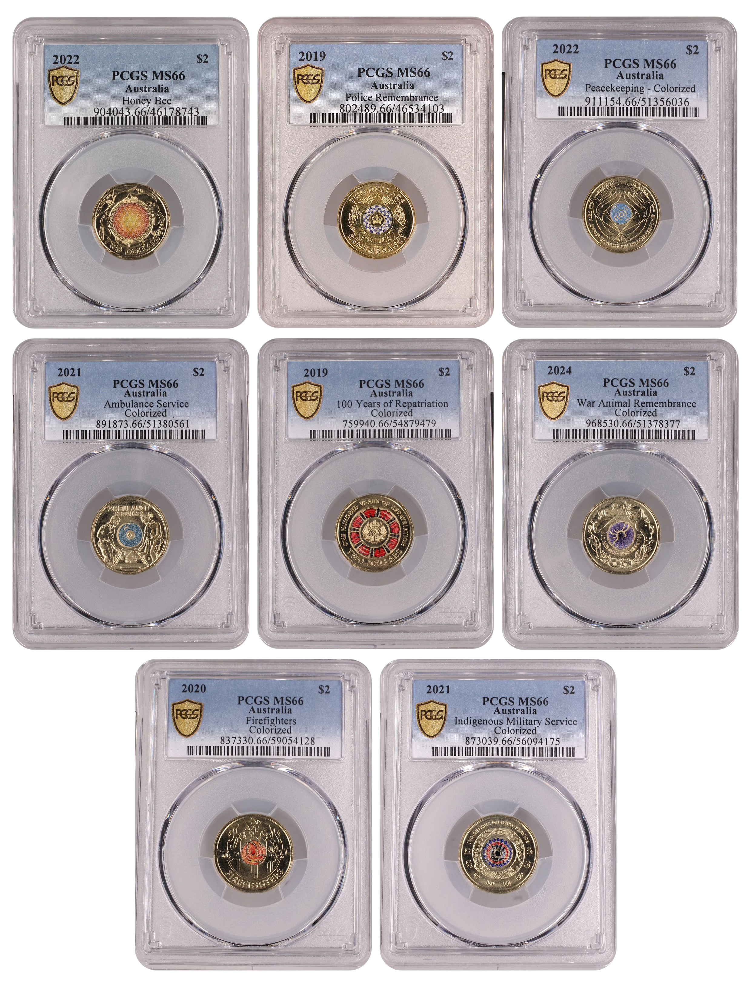 Accumulation, Two Dollar, 2019 - 2024, PCGS MS66