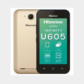 Hisense U605 8GB Dual Sim - Gold (NL) Vodacom Sim Card Pack - Bar 104056361- 51742/511 (HV)