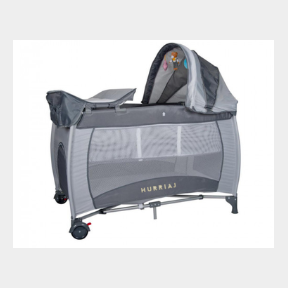 HURRIAJ BABY CENTRE TRAVEL COT CRIB WITH DIAPER CHANGER