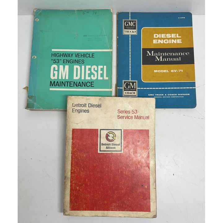Diesel Engine Manuals (x3)
