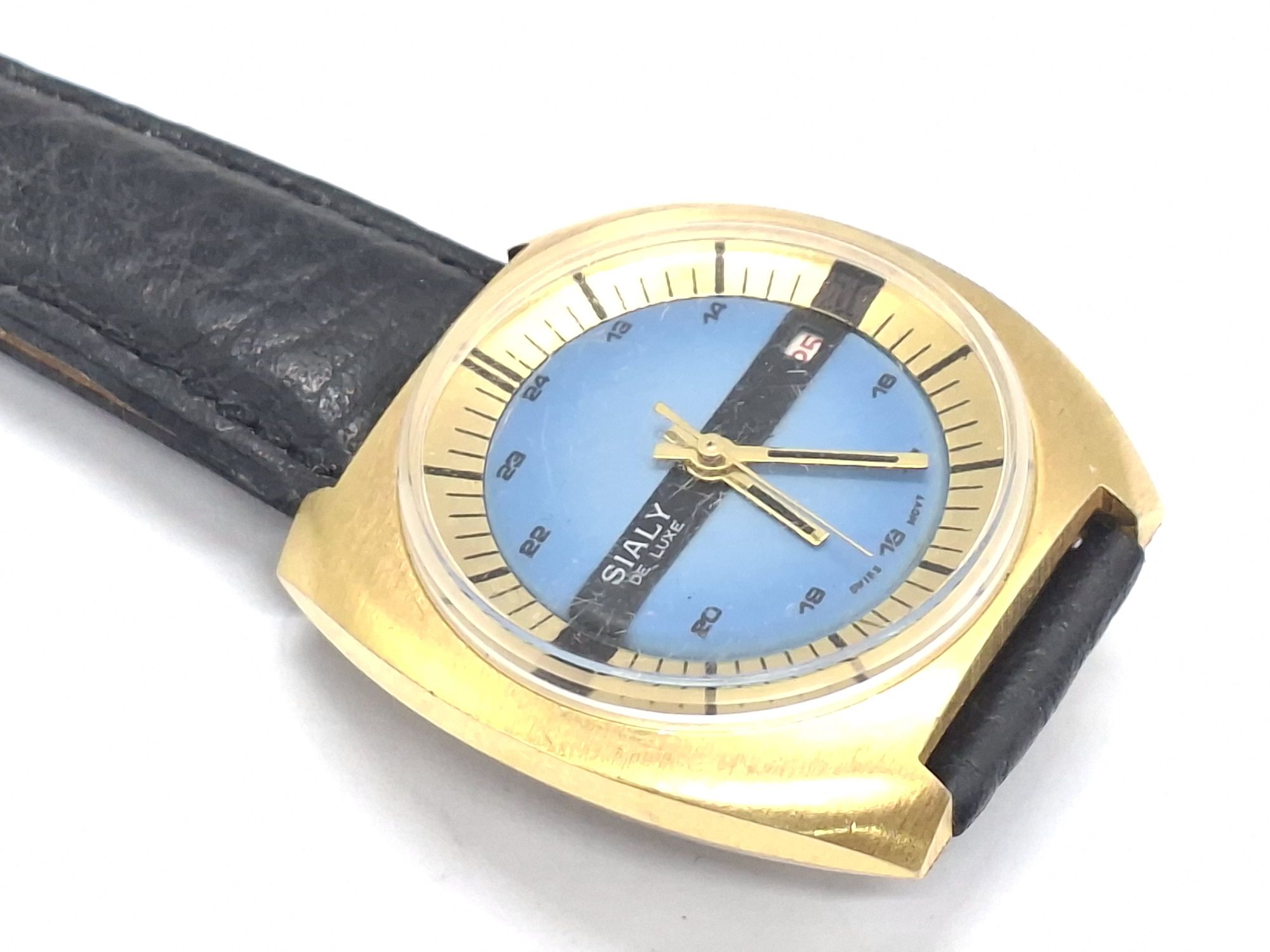 1047 · SIALY DE LUXE VINTAGE WIRST WATCH