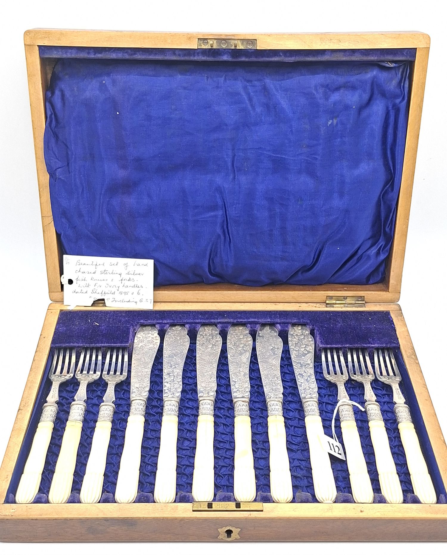 112 · STUNNING VICTORIAN SILVER CUTLERY SERVICE