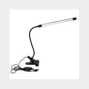 Table Clamping And Adjustable Arm LED Lamp With USB Connector - Black --51724/804-bar 9900936847995 B2 (S6)