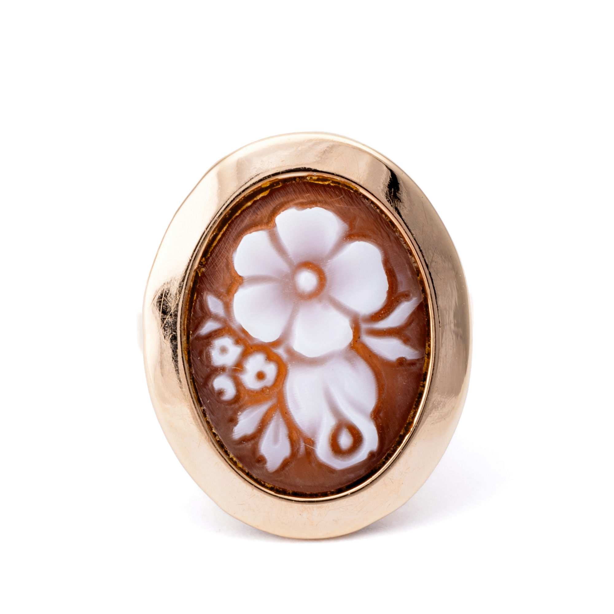 Cameo Ring 9ct Gold,