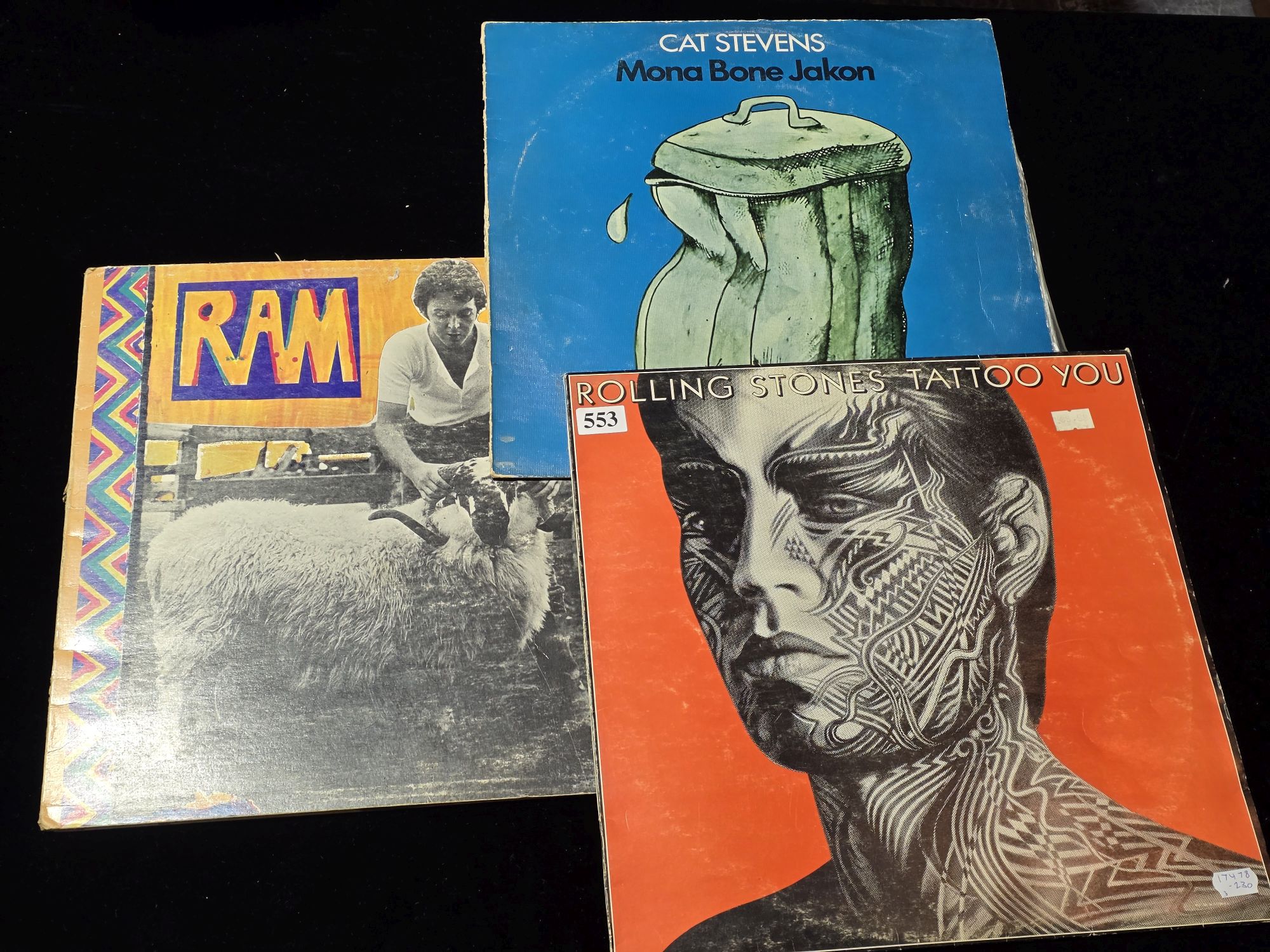 3 Vinyl Records