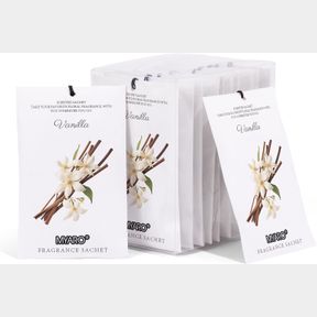 MYARO 11 PACKS VANILLA SCENTED SACHETS FOR DRAWER AND CLOSET, LONG-LASTING CLOSET SACHET BAGS DRAWER DEODORIZERS FRESH SCENTS, HOM