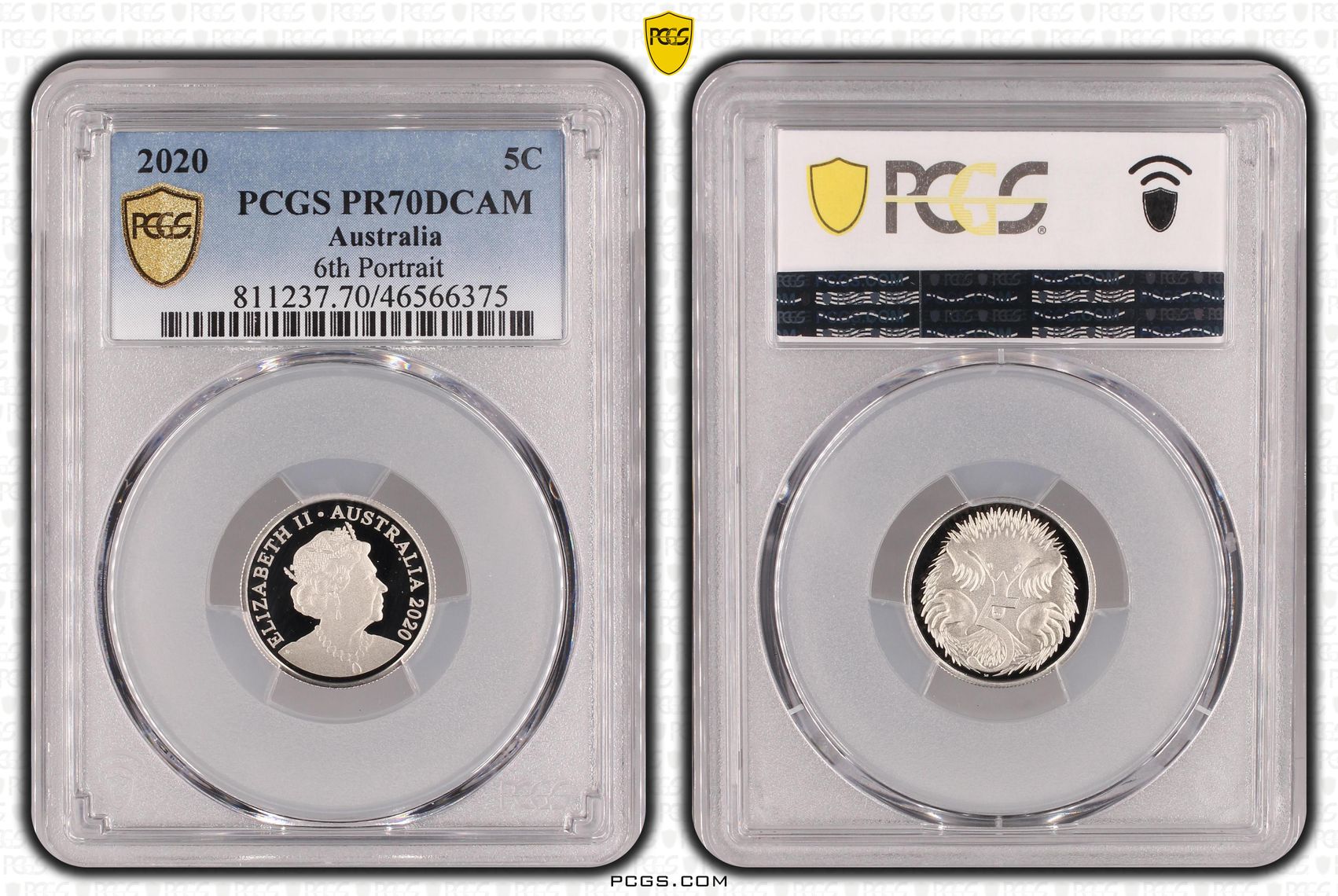 Five Cent, 2020, PCGS PR70DCAM
