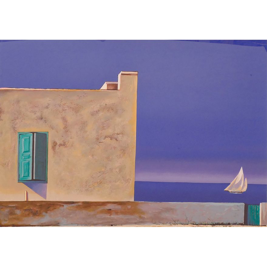 Igor Medvedev ''Lovely Voyager'' Serigraph (Edition of 350) Gallery Framed- 24x36''
