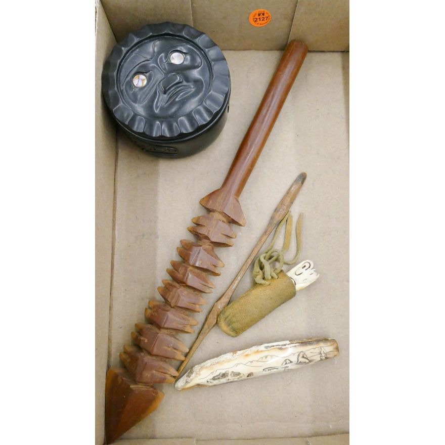 Box NW Coast Carvings and Box