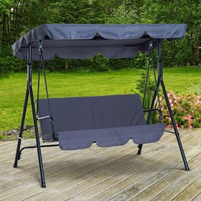 NEW 3 PERSON GARDEN SWING CHAIR & PATIO HAMMOCK 3142020 **
