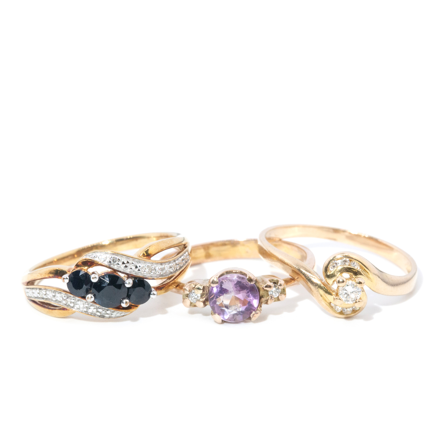 1 · Three Rings in 9ct Gold