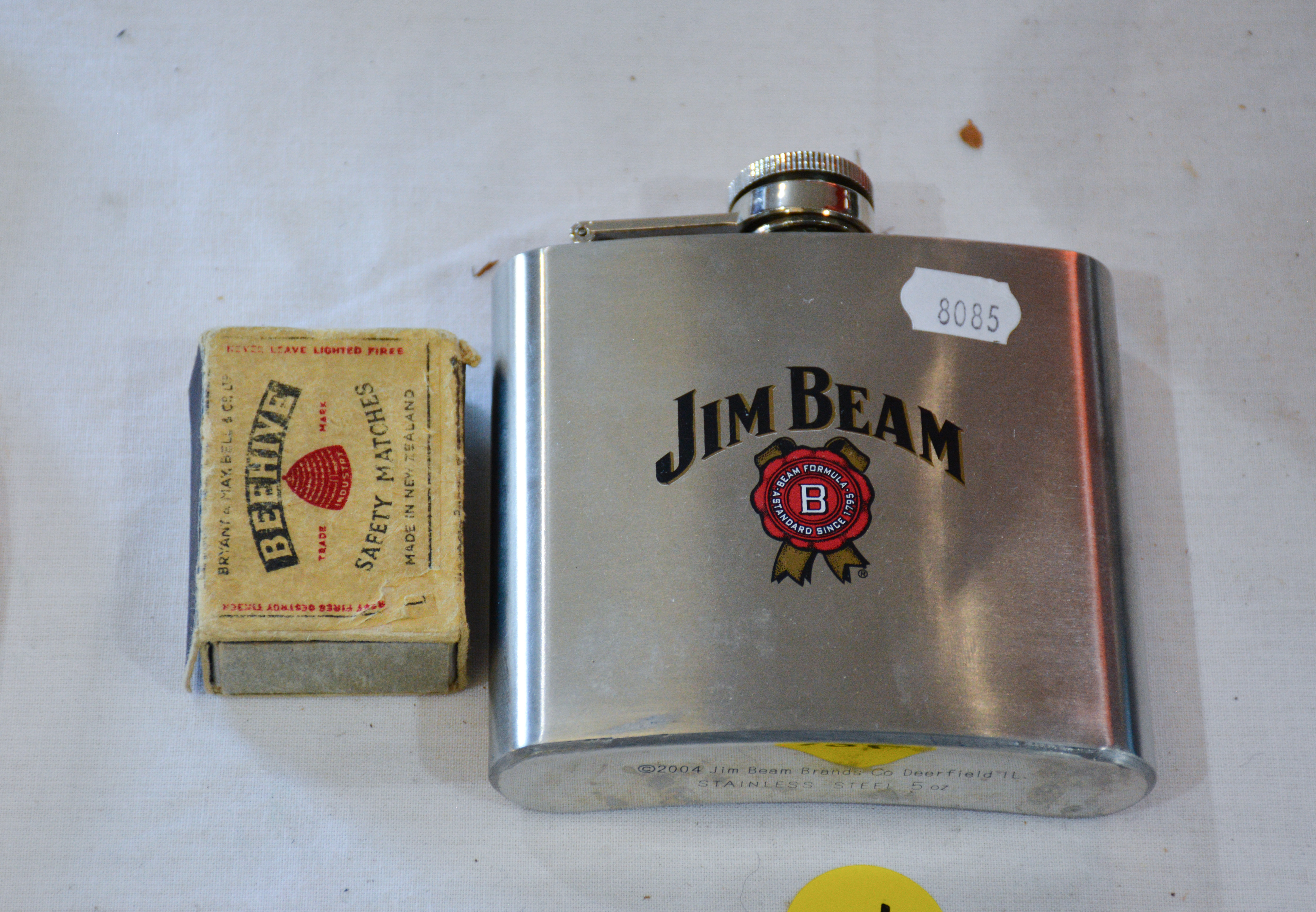 Jim Beam Flask — NZ auction result