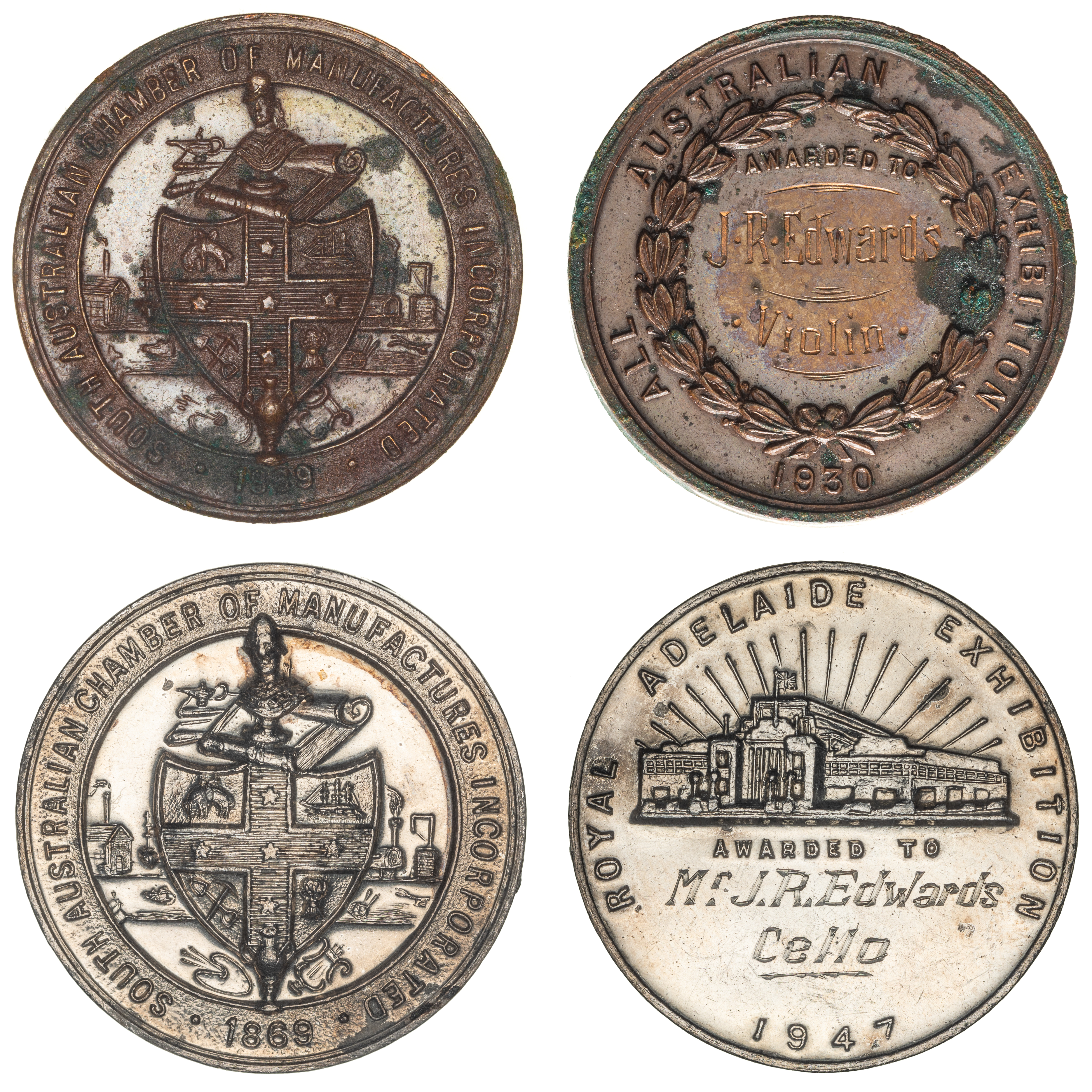 All Australian & Royal Adelaide Exhibitions, 1930 - 1947, aEF - gEF