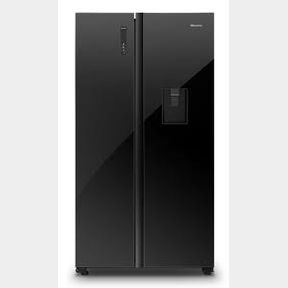 BRAND NEW - Hisense 514L No Frost Side by Side Fridge with Water Dispenser-Black Glass (RC--51464/140 B8 (S4) B D