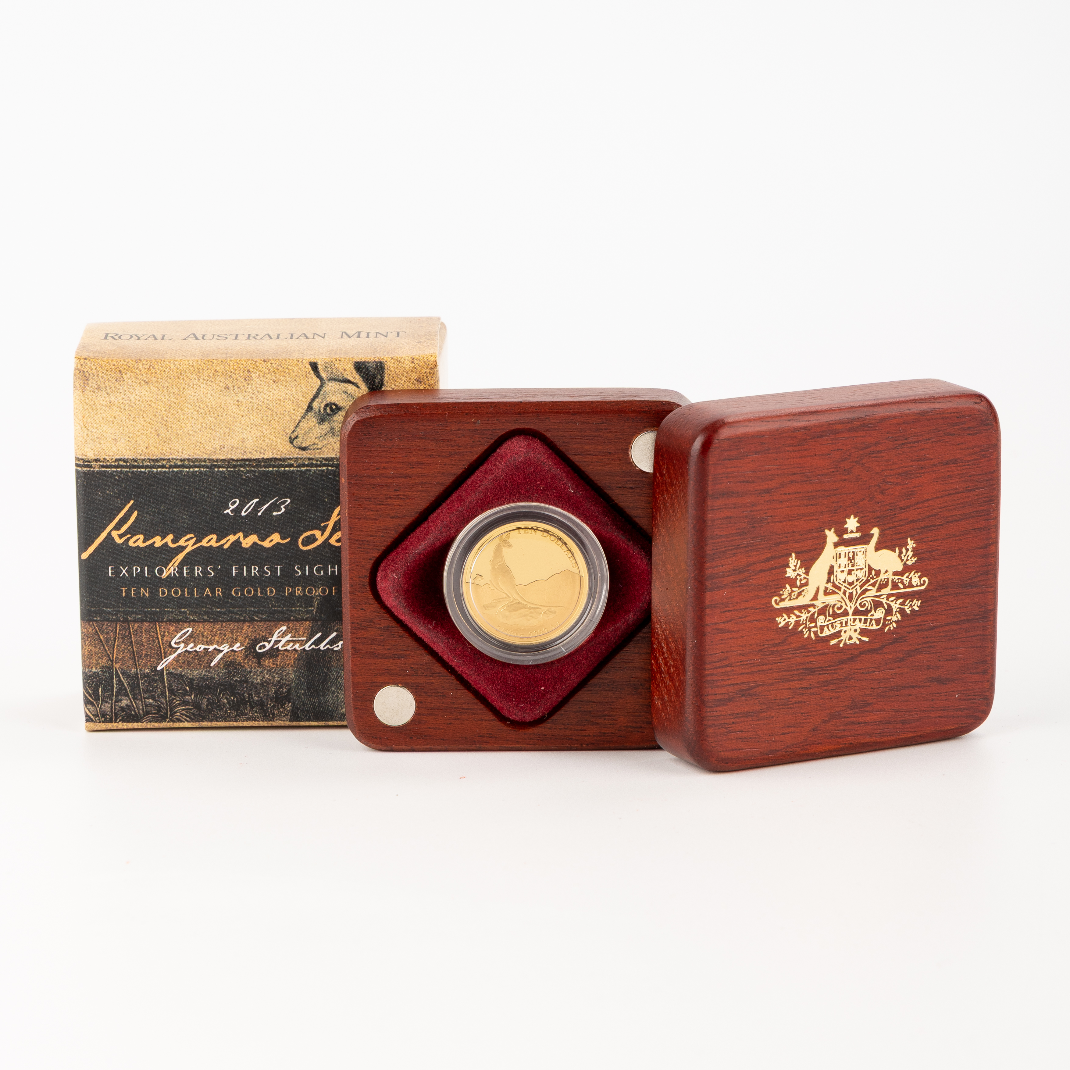 29 · Kangaroo 1/10oz Gold Proof, Ten Dollars, 2013