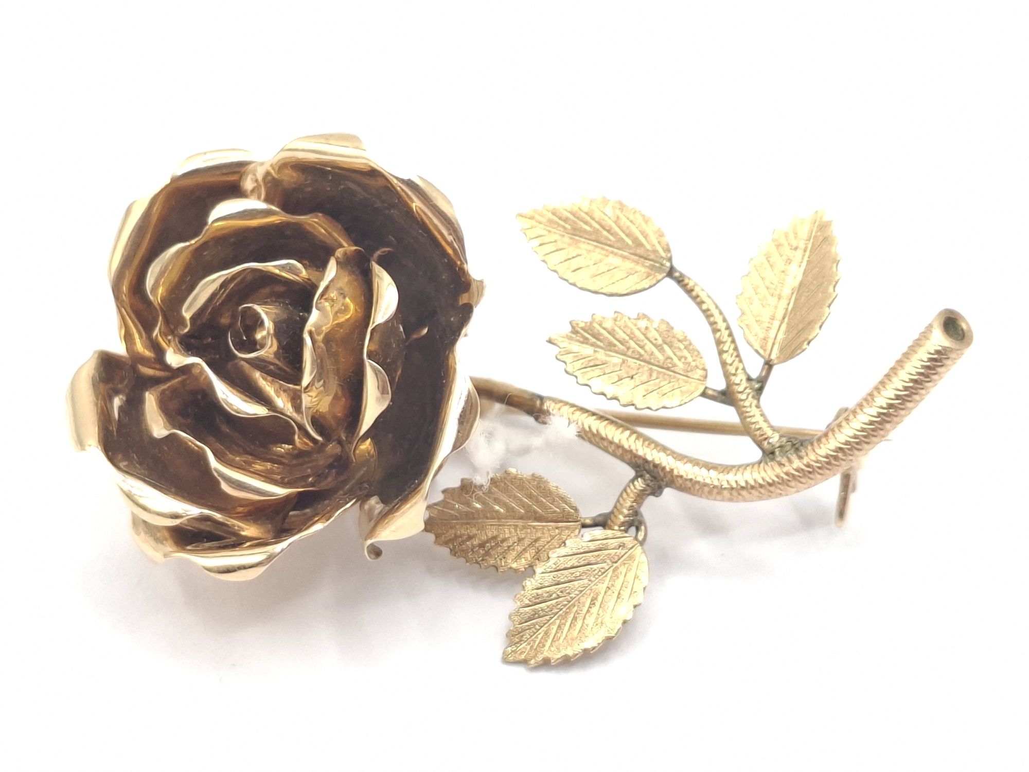 359 · 14CT GOLD BROOCH