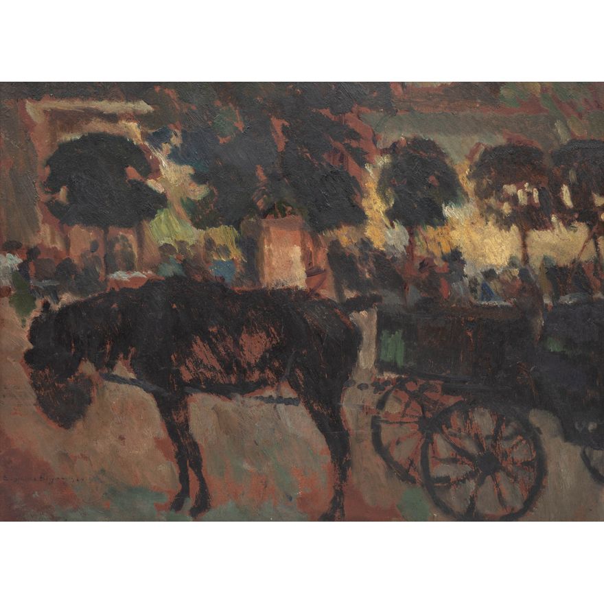 Eugeniusz Geppert | Dorożka, lata 20. XX w.