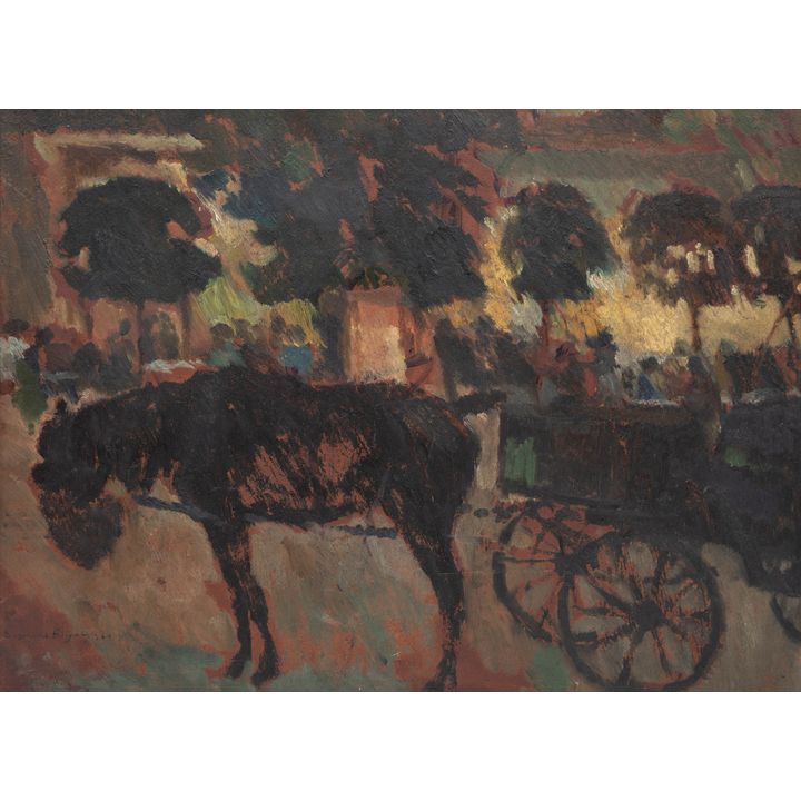 Eugeniusz Geppert | Dorożka, lata 20. XX w.