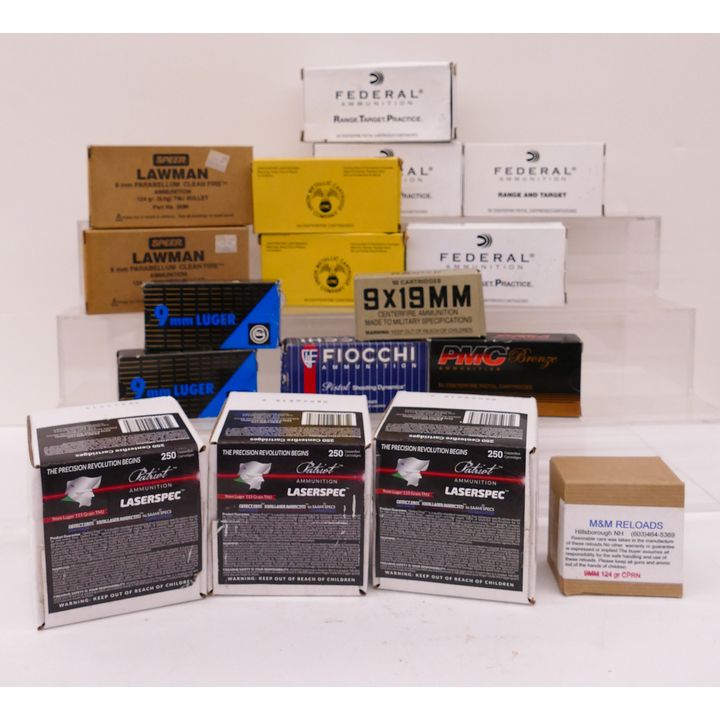 1331pc 9mm Ammunition Rounds.