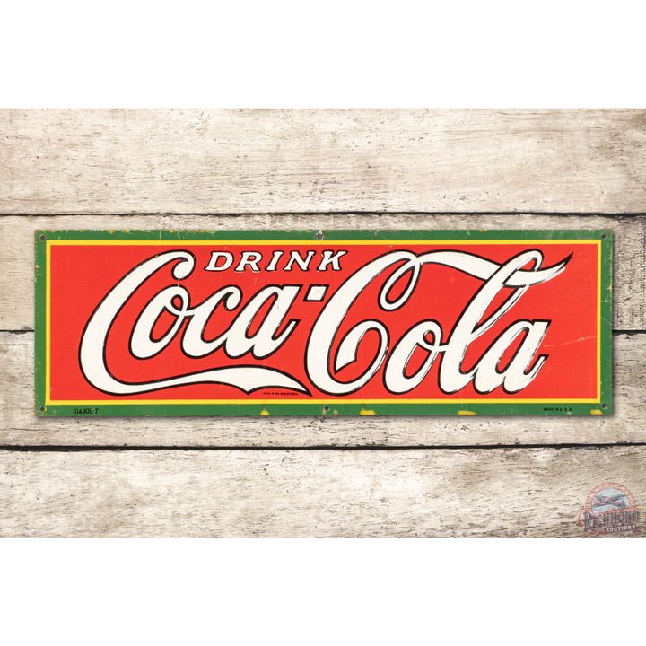 Drink Coca Cola Embossed Tin Sign