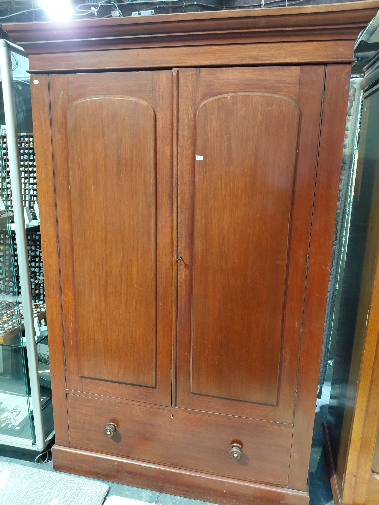 275 · 19TH CENTURY CEDAR WARDROBE