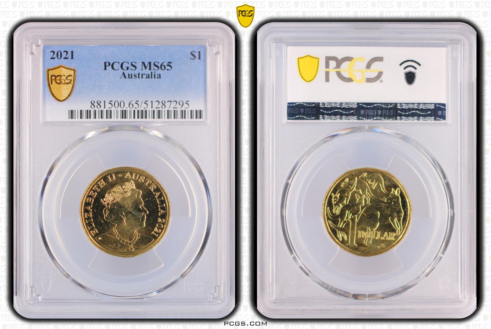 Low Mintage, One Dollar, 2021, PCGS MS65
