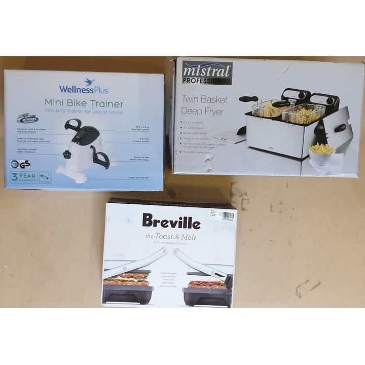 Mini Bike Trainer, Deep Fryer, Toaster