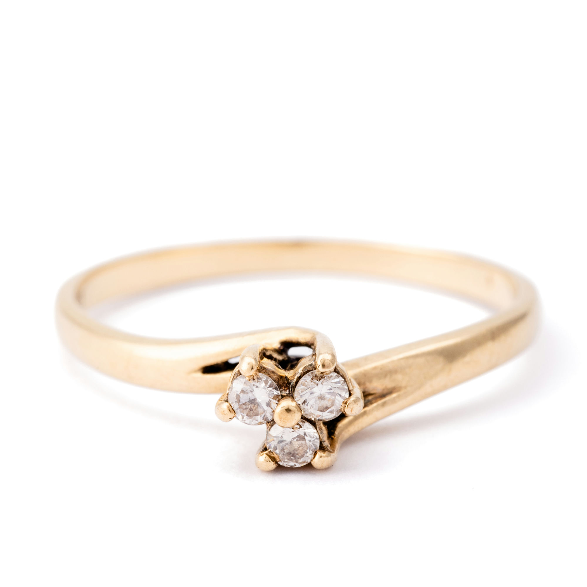 Diamond Cluster Ring 9ct Gold,
