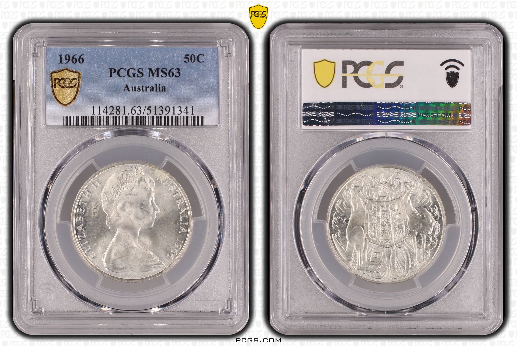 Fifty Cent, 1966, PCGS MS63