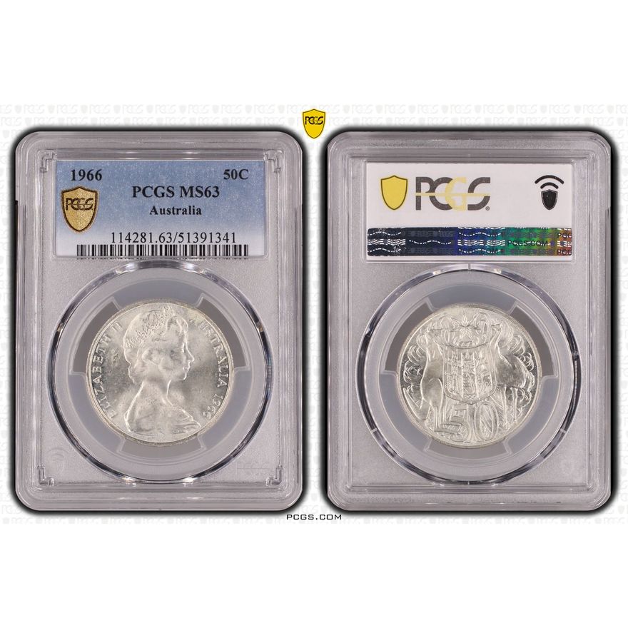 Fifty Cent, 1966, PCGS MS63