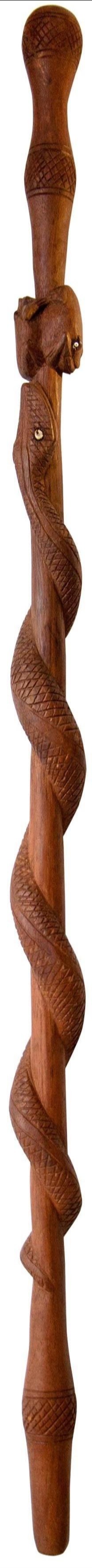 Papua New Guinea, Carved Staff, 1970s, VGC