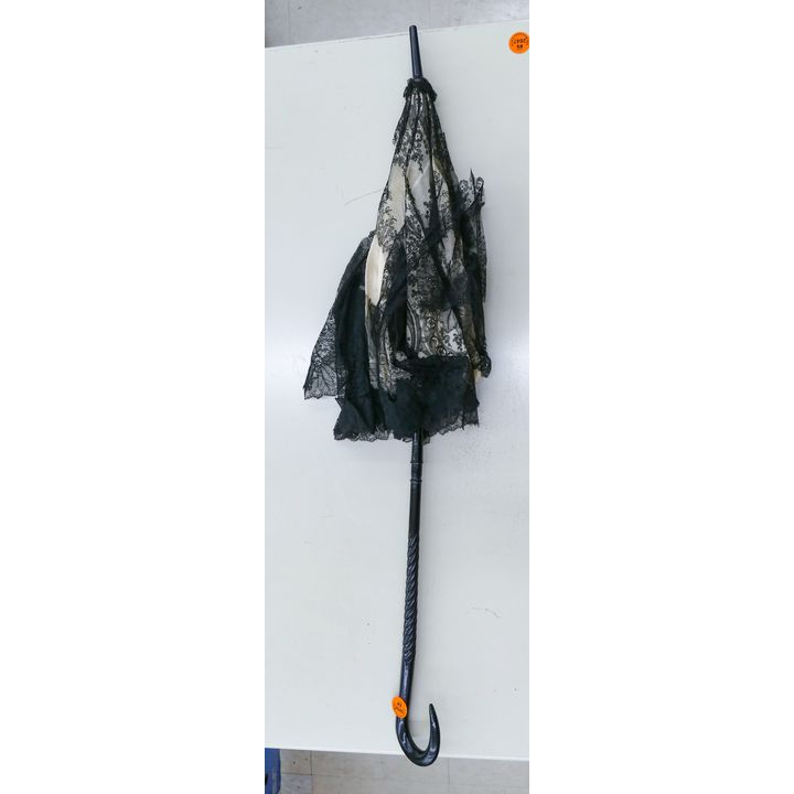 Antique Black Women's Parasol 26''