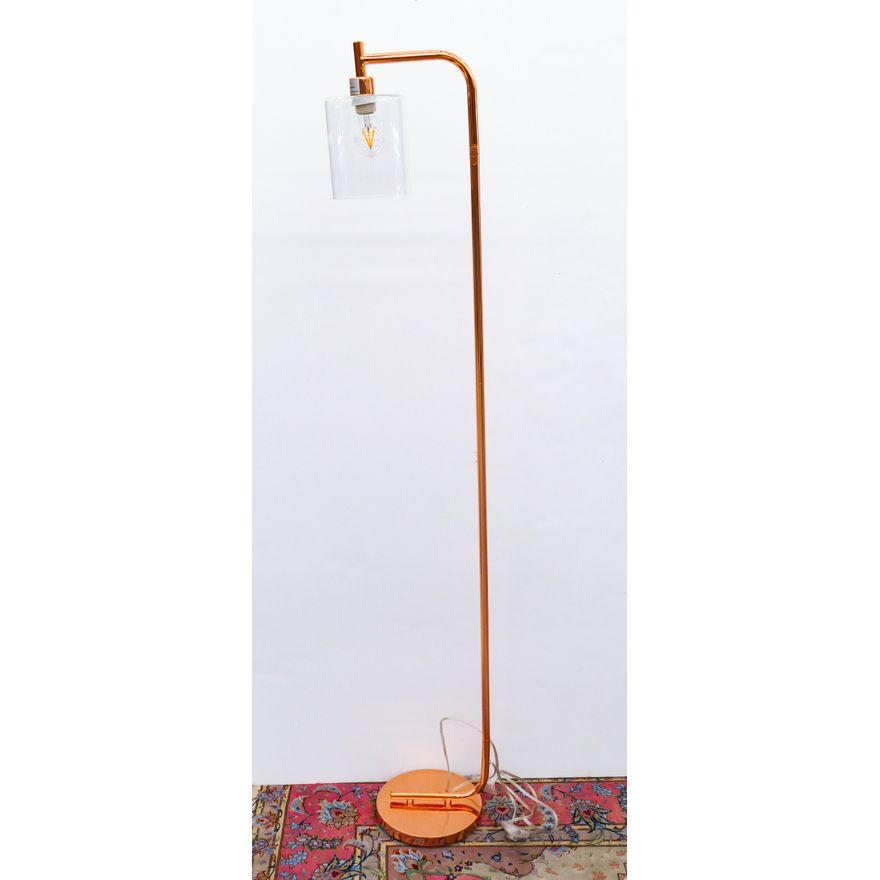Modern Rose Gold Floor Lamp 67"