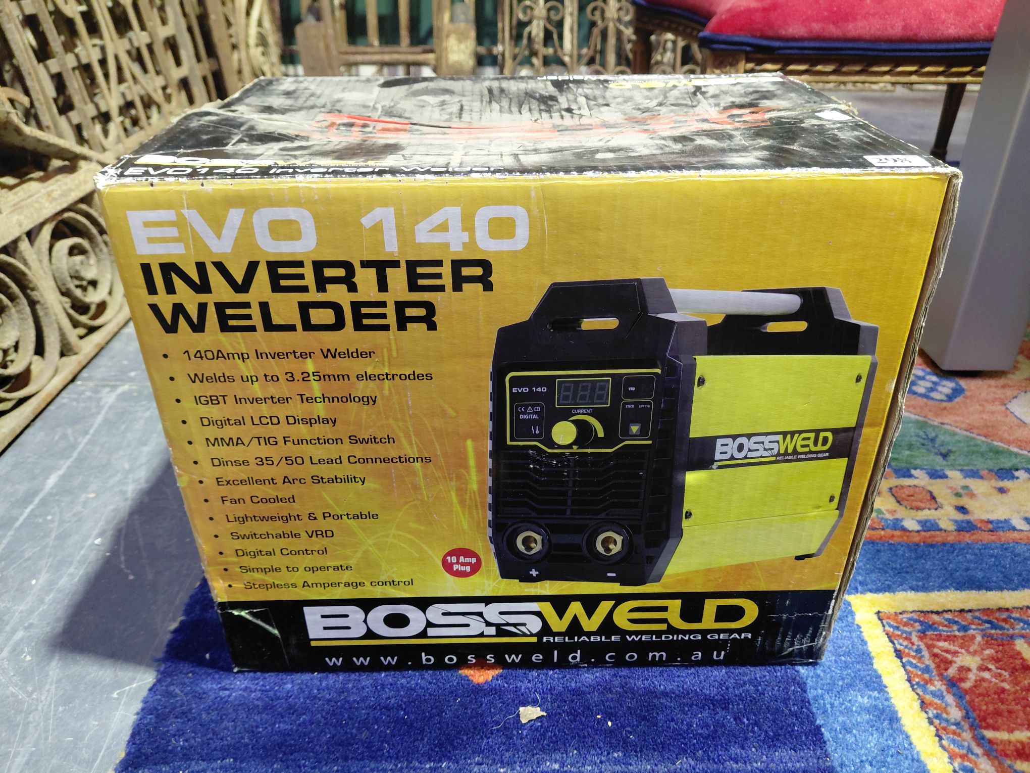 298 · BOXED 140AMP INVERTER WELDER
