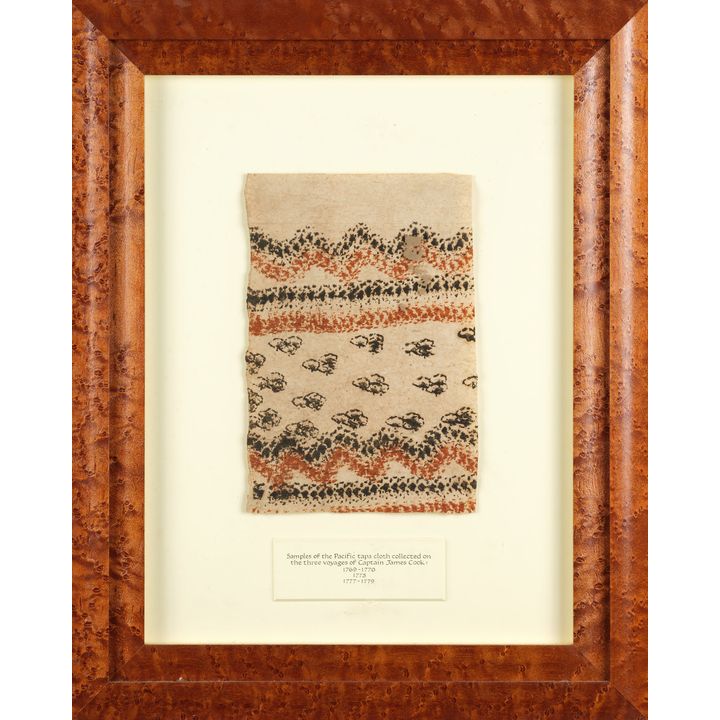 Captain James Cook 'Samples of the Pacific tapa cloth '
