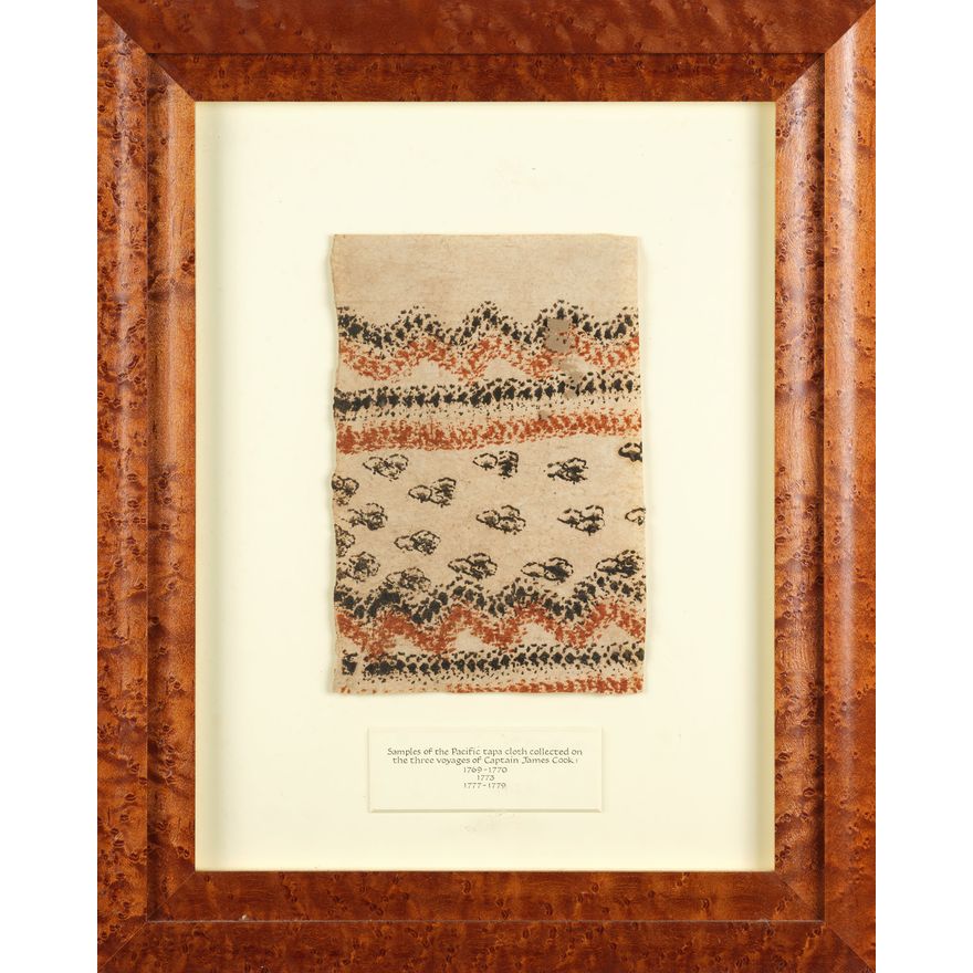 Captain James Cook 'Samples of the Pacific tapa cloth '