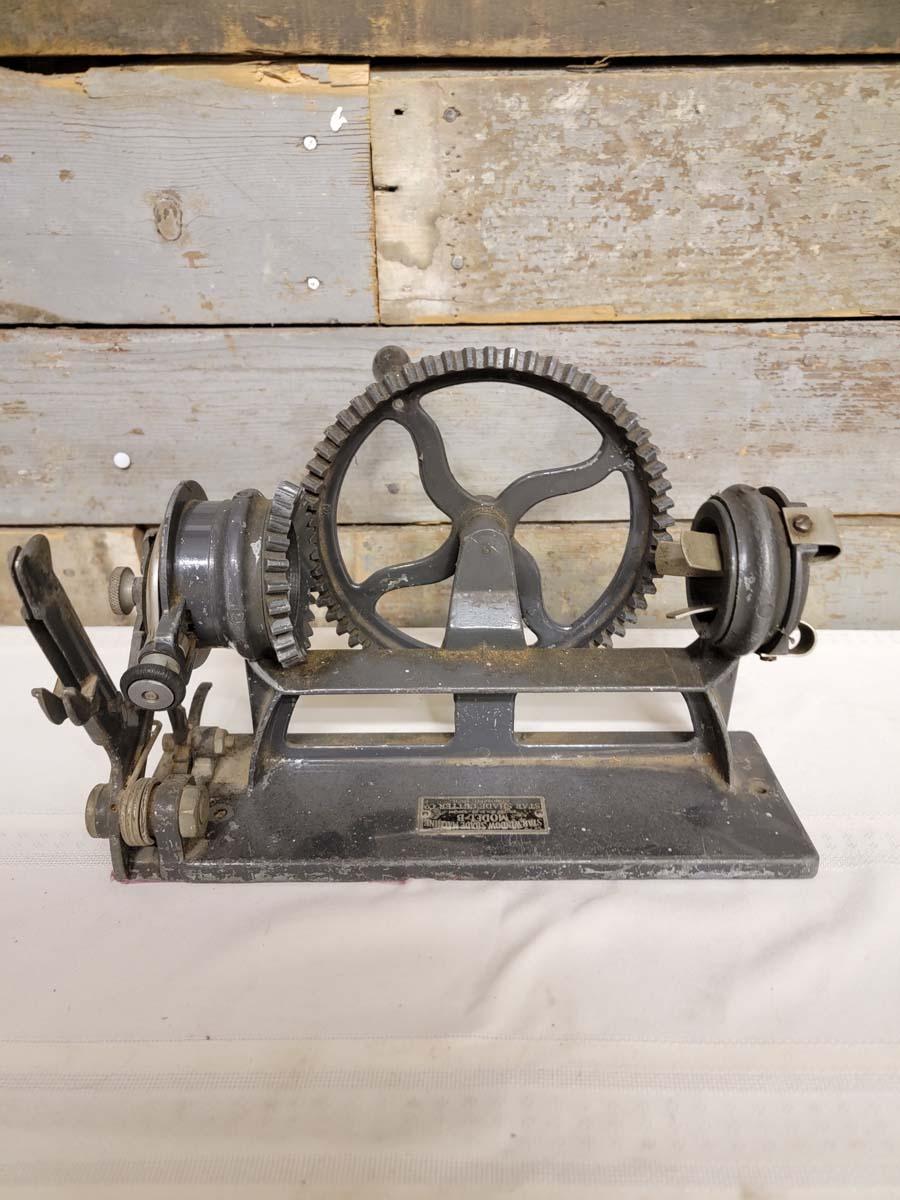 Antique Star Shade Cutter Window Blind Machine Model B | Armstrong ...