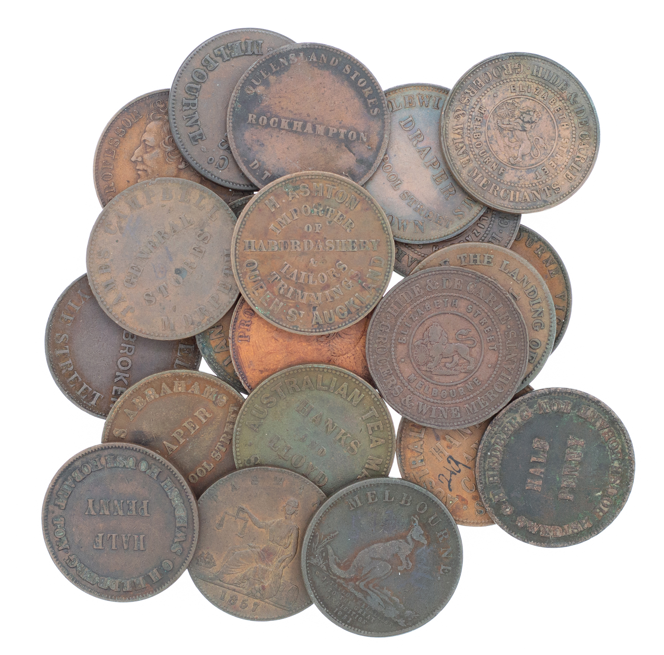 Halfpenny, 1855 - 1860, VG - gVF