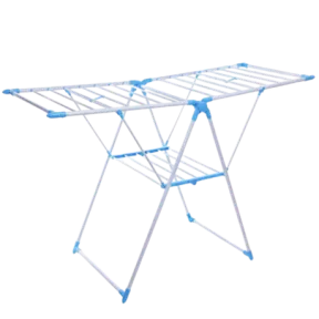 Foldable Y Cloth Drying Rack Blue | SOME BARS DENTED