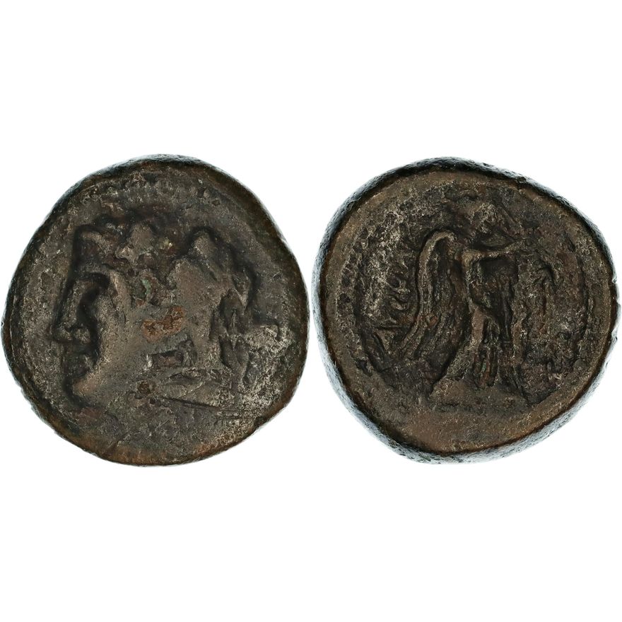 Apulia, Asculum, Æ Unit, 240 BC,  nVF