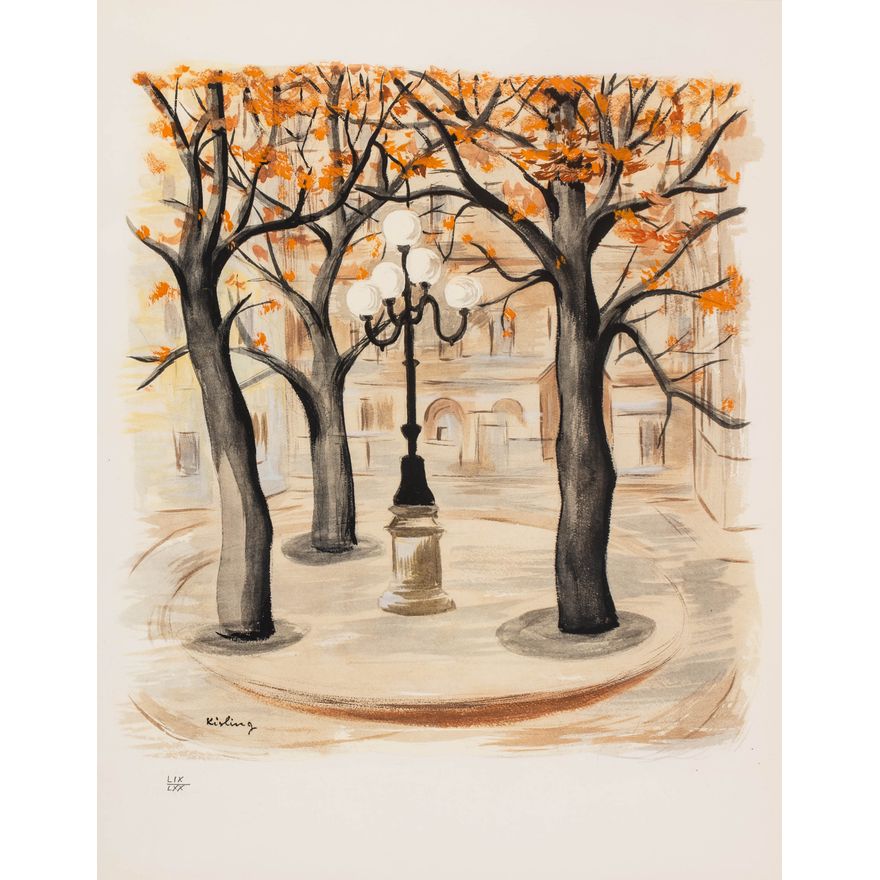 Mojżesz Kisling | Plac de Furstenberg w Paryżu
