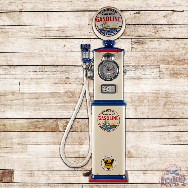 American Model #277 Clockface Gas Pump Tiwoser Restored