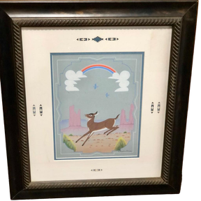 Original Navajo Painting By Charlie Begay