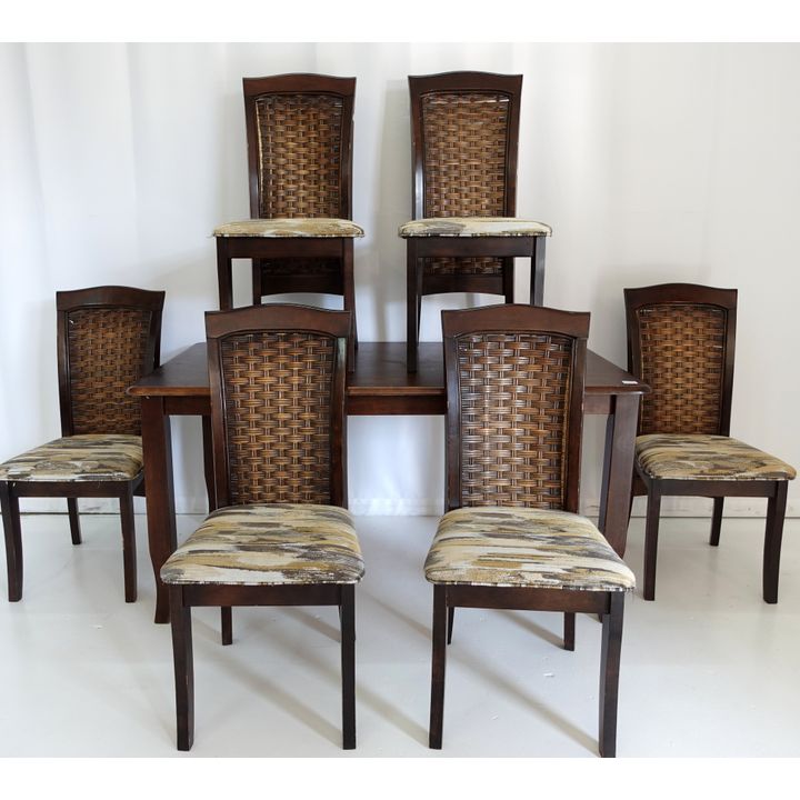 DINING TABLE WITH 6 CHAIRS