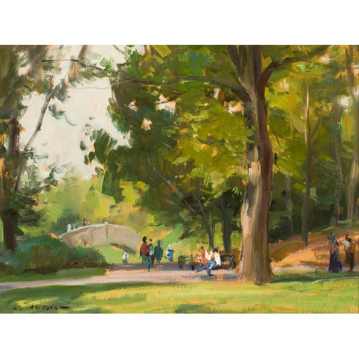 Clyde Aspevig (1951- ), Central Park, NY