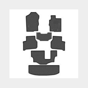 Custom Fit Rubber Mat Set - Ford Everest 2015 Black - Ford Everest 2015 Mat Set | TS 51695/3210 B2 (S7)