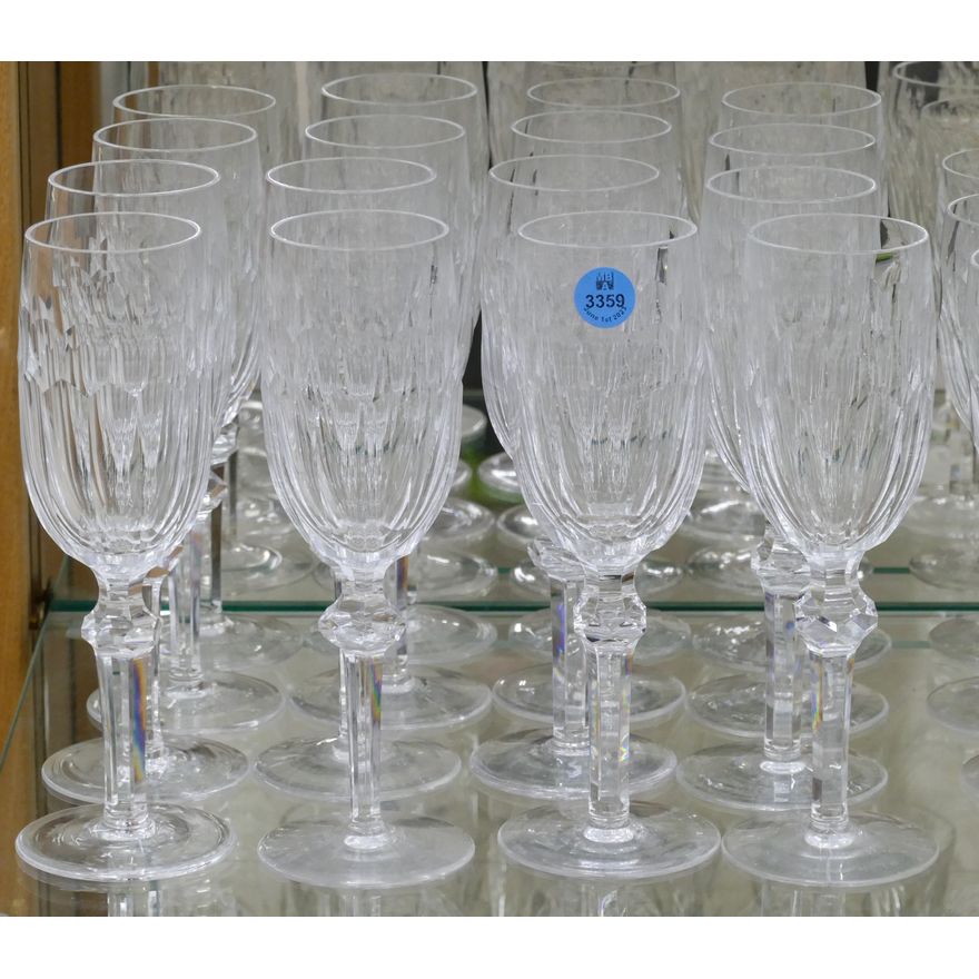 Set 16pc Waterford Curraghmore Continental Champagne Flutes
